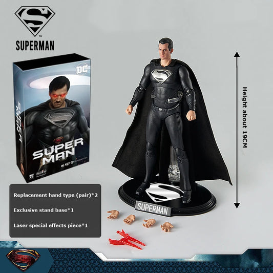 Black Superman Figure β 1:9 Scale DC Justice League Action Model