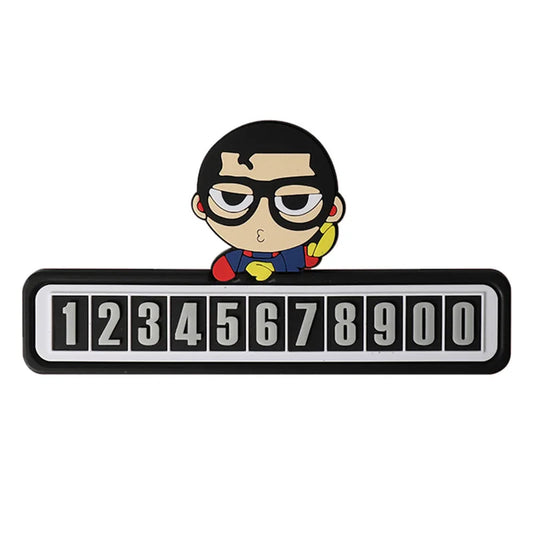 Batman Car Parking Number Plate – Luminous Phone Holder Accessory