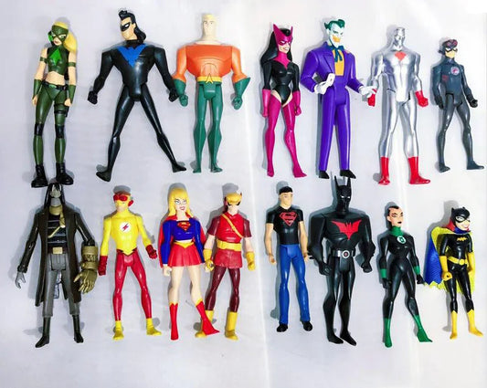 15-Piece DCU Action Figure Set – 4.75" Superhero Collection