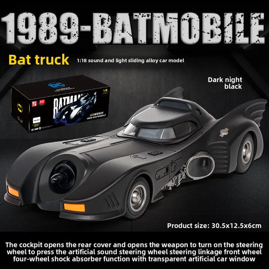 1:18 Batman Batmobile 1966 & Tumbler Diecast Car – Sound, Light & Spray Model