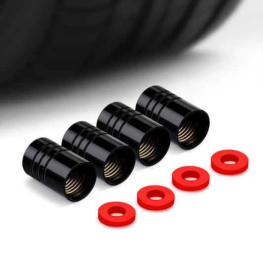 Batman Tire Valve Stem Caps – DC Comics Car Accessories (4pcs Set)