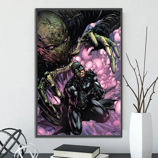 DC Bat Knight Self-Adhesive Batman Poster – Movie Wall Art Decor