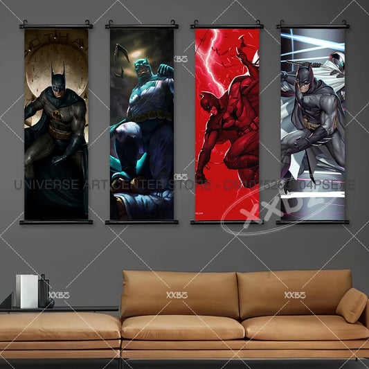 Batman Justice League Poster – Hanging Scroll Wall Art