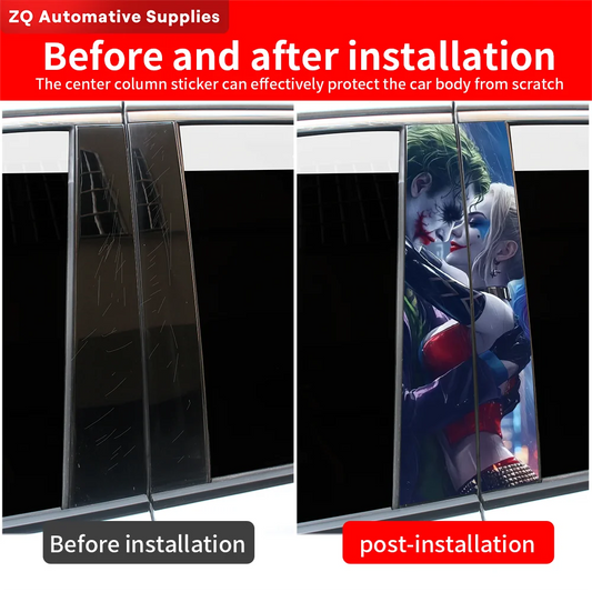 Joker CP Car Stickers – B Pillar Vinyl Decals for Auto Doors