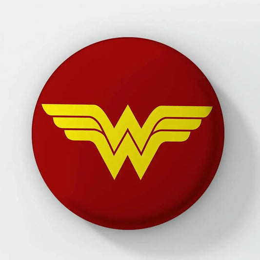 Wonder Woman Tinplate Button Badge – Custom Lapel & Bag Accessory