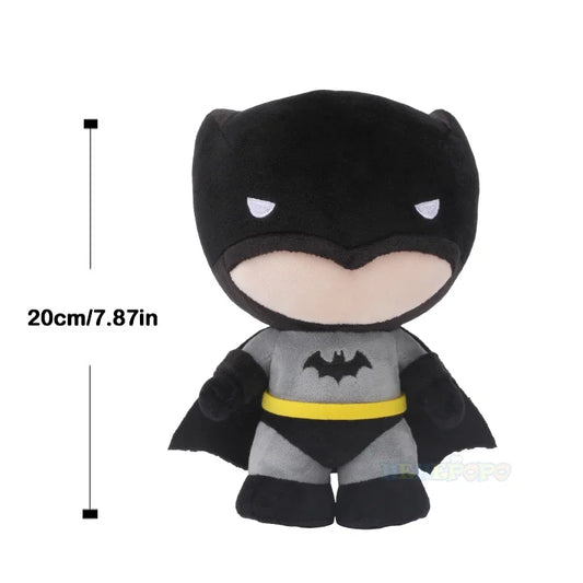 Classic Hero Plush Dolls – 20cm Batman & Superman Toys