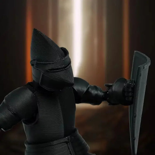 Medieval Knight Action Figure – Multi-Jointed Armored Model