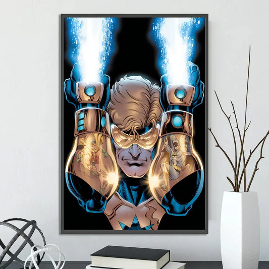 DC Iconic Batman Poster – Self-Adhesive Wall Art for Superhero Fans