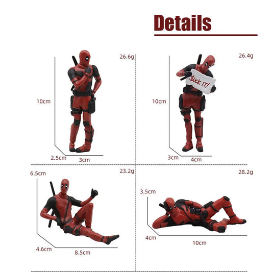 Deadpool & Wolverine Movie Figures – Cute Collectible Toys