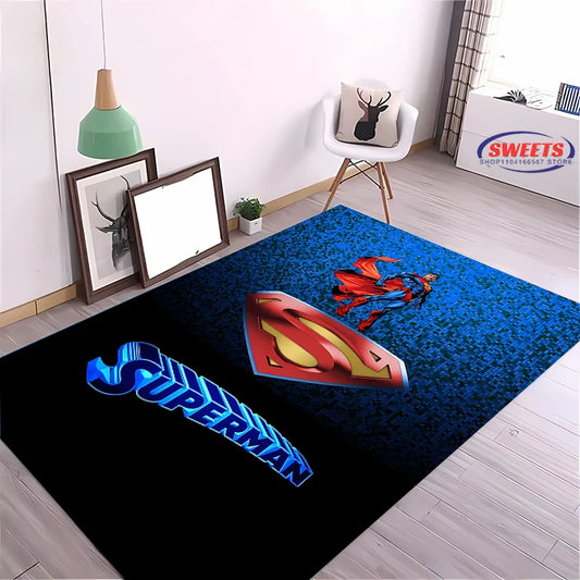 NO.1 DC Superman Logo Theme Carpet