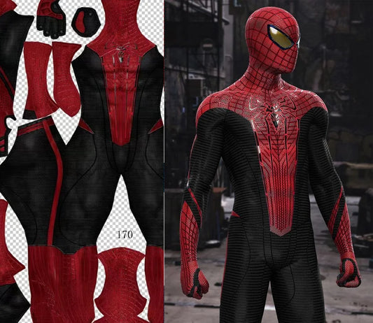The Amazing Spider-Man Costume – TASM 1 Spandex Bodysuit for Adults