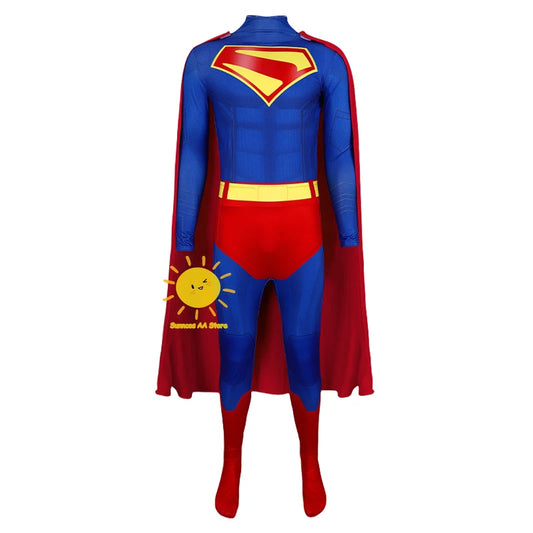 Superman Cosplay Costume – Beast Kingdom Movie-Inspired Suit for Men