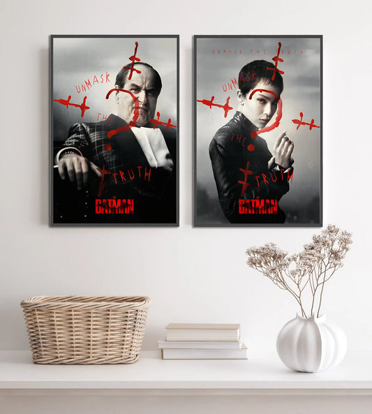 Batman 2022 Movie Self-Adhesive Poster Wall Art