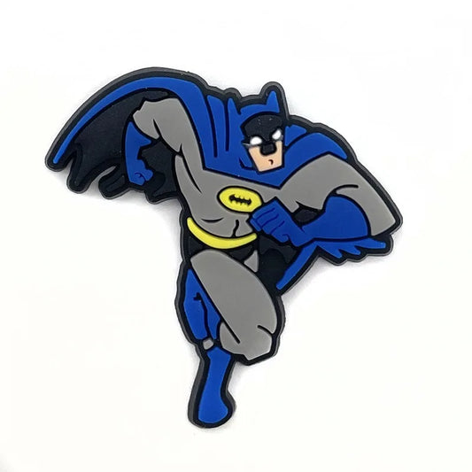 Batman Shoe Charms – Cartoon DC PVC Accessories for Kids' Clogs