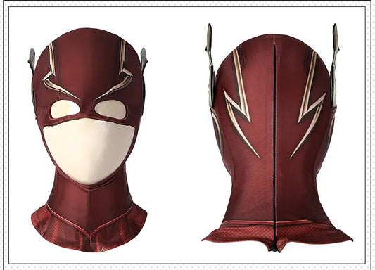 The Flash Cosplay Costume – Barry Allen Spandex Bodysuit with Latex Mask