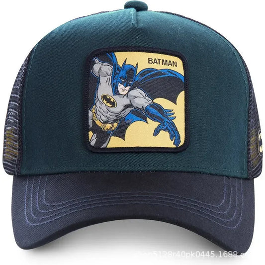 High-Quality Batman Anime Snapback Cap – Cotton Baseball Hat for Men & Women