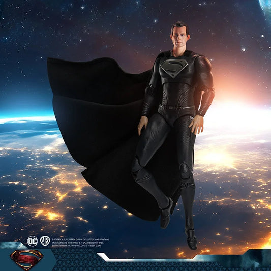 Fondjoy Black Superman Action Figure – DC Collectible Model