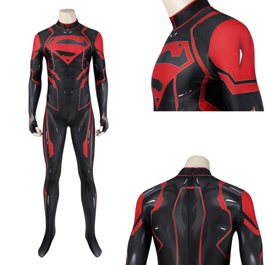 Superhero Zentai Bodysuit – Fullbody Costume with Cloak for Adults