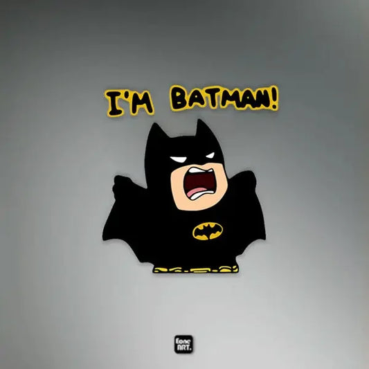 Reflective Batman Car Sticker – Cute Waterproof Decorative Decal