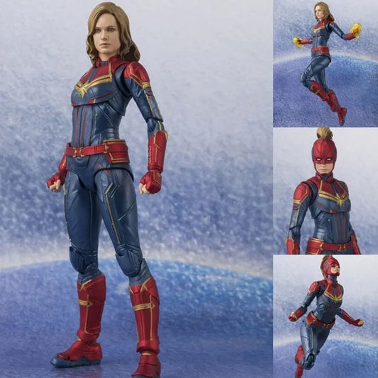 Captain Marvel Action Figure – 15cm SHF-Style PVC Collectible