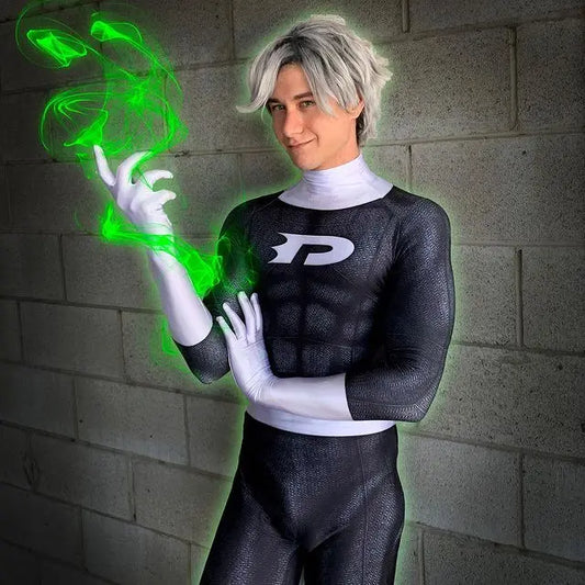 Danny Phantom Cosplay Costume – 3D Printed Bodysuit for Adults