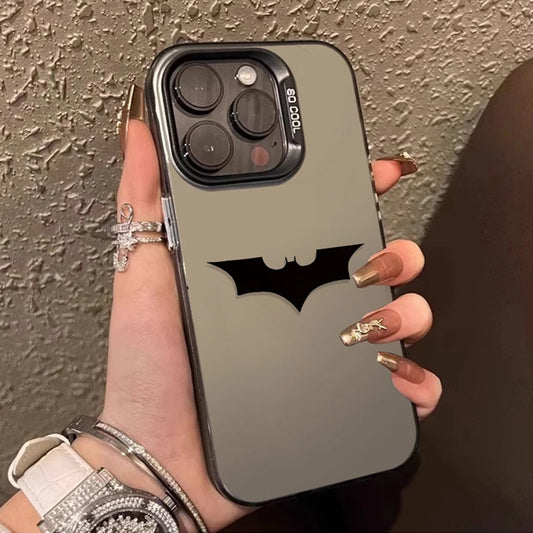 Marvel Spider-Man & Batman Matte Case – Shockproof Plating Cover for iPhone