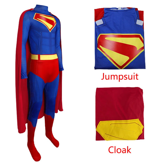 Superman Cosplay Costume – Beast Kingdom Movie-Inspired Suit for Men