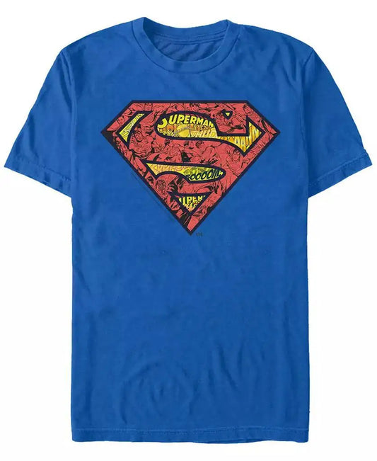 Fifth Sun DC Men's Superman Logo T-Shirt – Short Sleeve Comic Tee