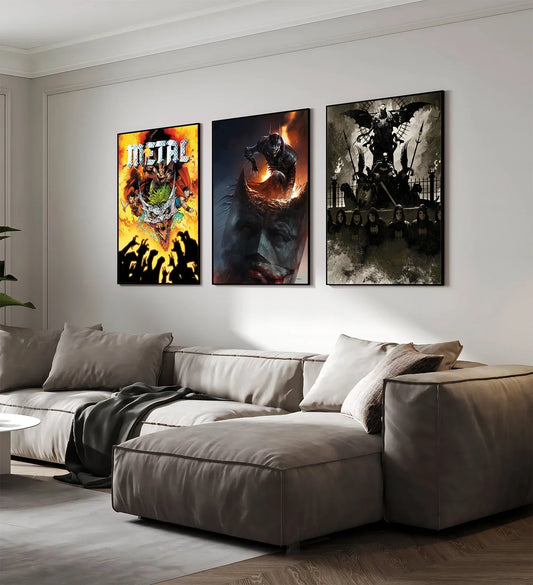 Dark Nights: Metal Superman Poster – Self-Adhesive Wall Art