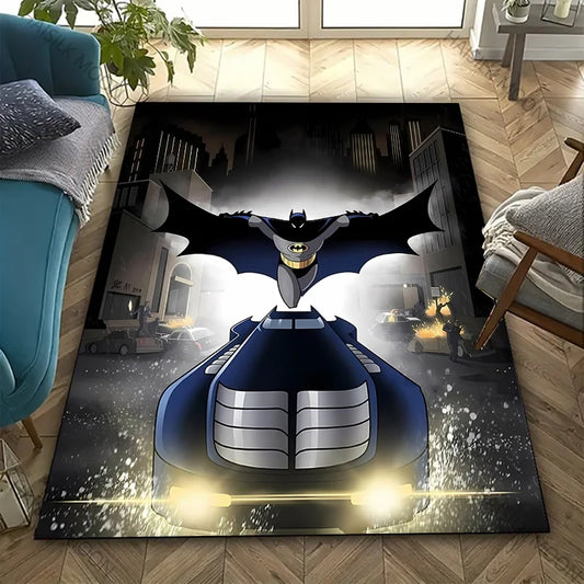 DC Classic B-Batman Rug – All-Season Non-Slip Floor Mat