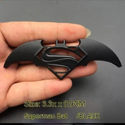 Batman 3D Metal Car Emblem – Multicolor Auto Trunk Badge Sticker