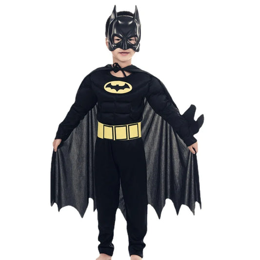 Kids Bat Costume with Mask & Cape – Dark Knight Rises Jumpsuit