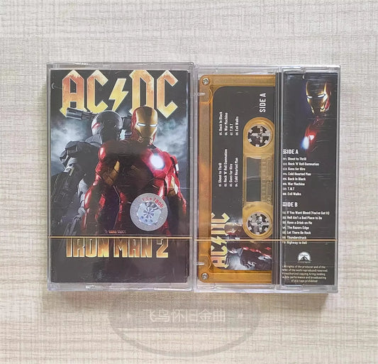 Iron Man Tony Stark Cassette Tape Box – Cosplay Prop & Collectible Soundtrack Gift