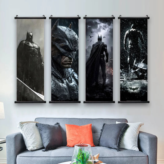 DC Batman & Joker Poster – Hanging Scroll Canvas Wall Art
