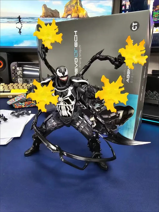 Agent Venom Action Figure – SHF-Style Spider-Man Variant by CT Toys