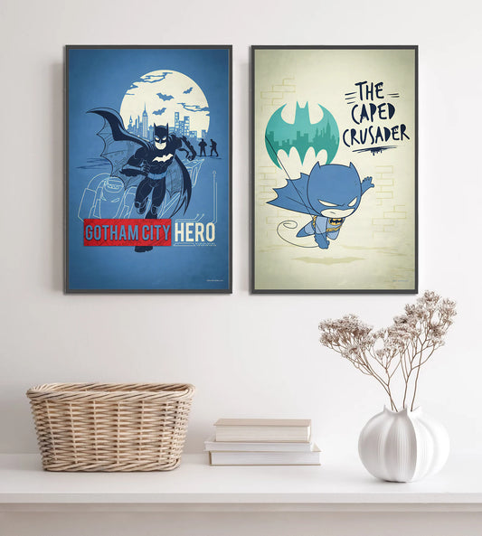Batman Comic Self-Adhesive Poster – DC Wall Art for Kids & Fans