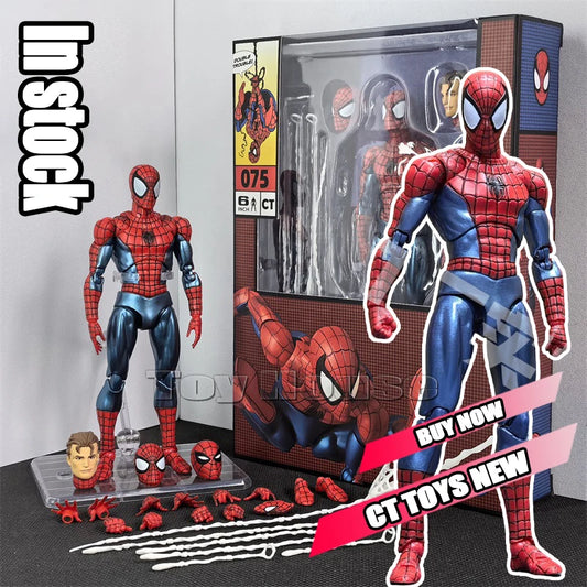 Mafex 143 Ben Reilly Spider-Man Action Figure – Comic Version Collectible Toy