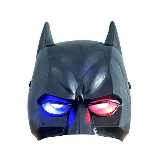 Kids’ Luminous Cartoon Mask – Spider-Man & Steel Flash Light-Up Toy