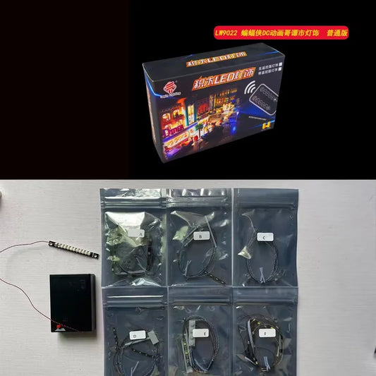 LW9022 LED Light Kit – Remote-Control Lighting for Batman Gotham City Model
