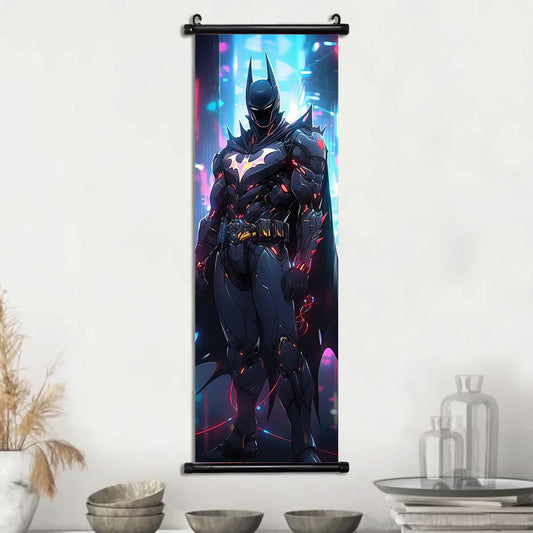 Batman & Joker Hanging Scroll Poster – DC Canvas Wall Art