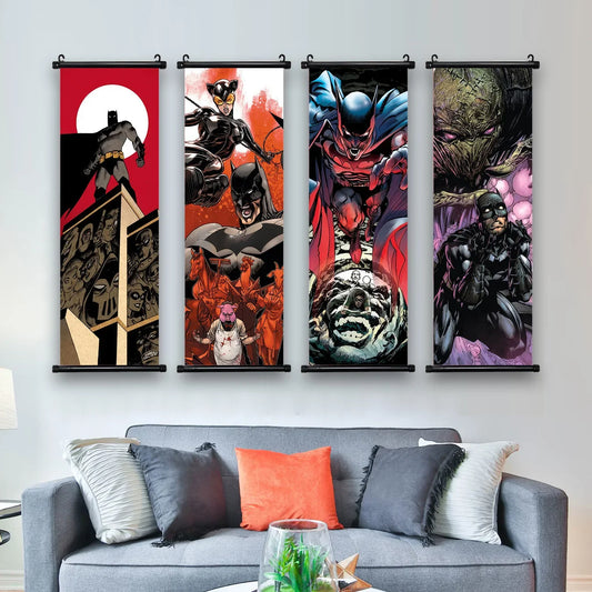 DC Batman Movie Poster Canvas Wall Art