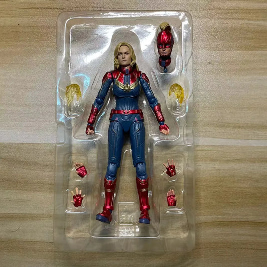 Captain Marvel Action Figure – 15cm SHF-Style PVC Collectible