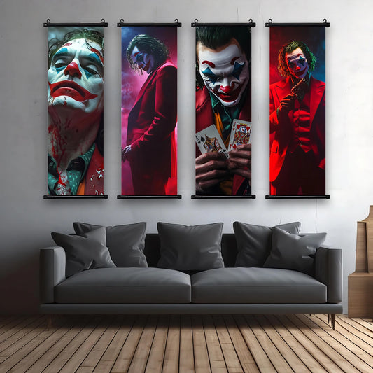DC Joker Hanging Scroll Poster Canvas