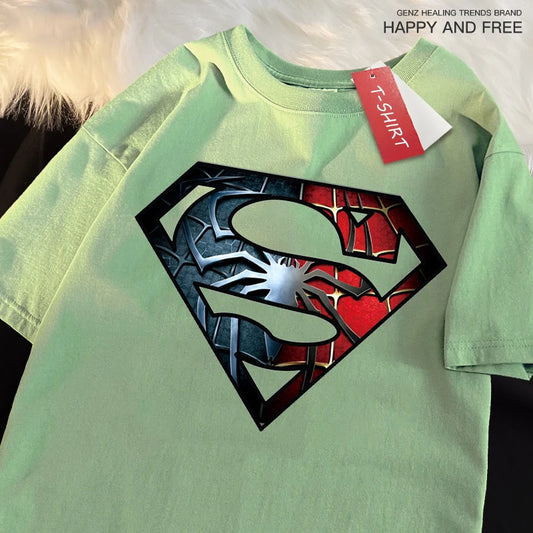 Superman Women’s Printed T-Shirt – High-Quality Cotton Tee