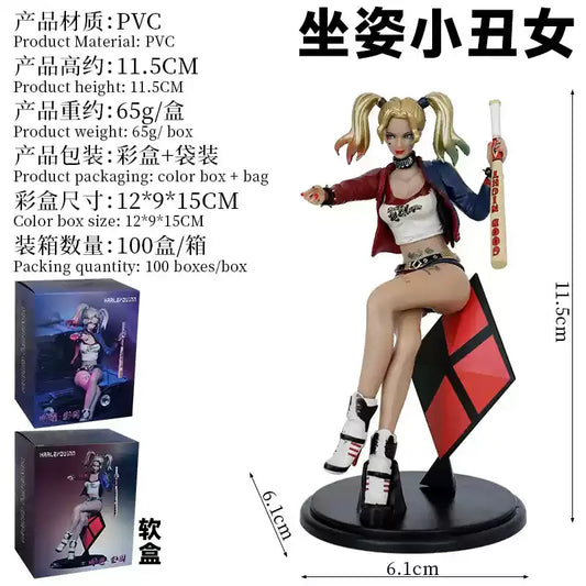 Harley Quinn Sitting Action Figure – Suicide Squad Collectible Toy