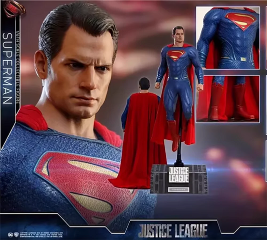 Hot Toys Superman Figure – 1/6 Scale Justice League Edition (MMS465)