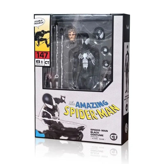 CT 1/12 The Amazing Spider-Man Black Suit Action Figure