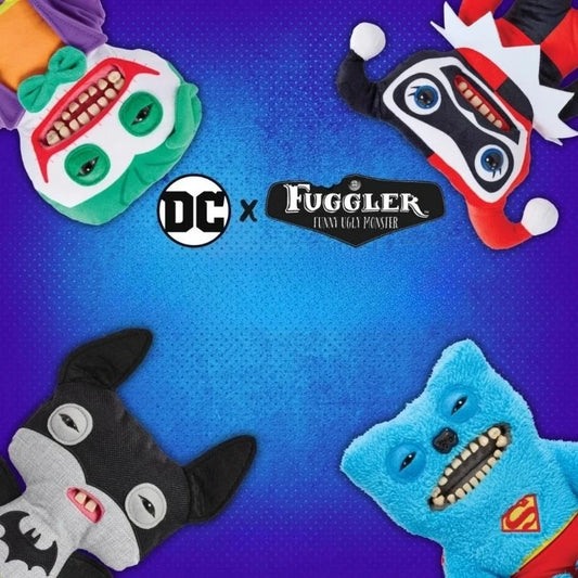 Fuggler Plush Doll – Batman & Superman Ugly-Cute Monster Toys