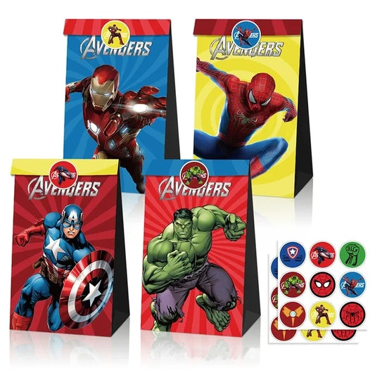 Superhero City Building Theme Party Supplies – Disposable Tableware Set