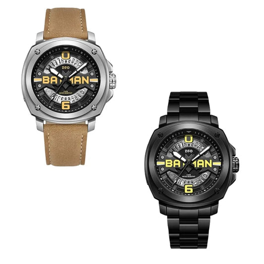 Beast Kingdom Batman Quartz Watch – Minimalist Men's Belt Watch